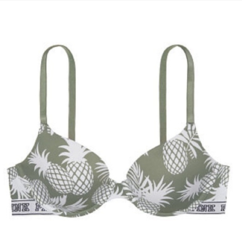 VS Pink Lightly Lined T Shirt Bra